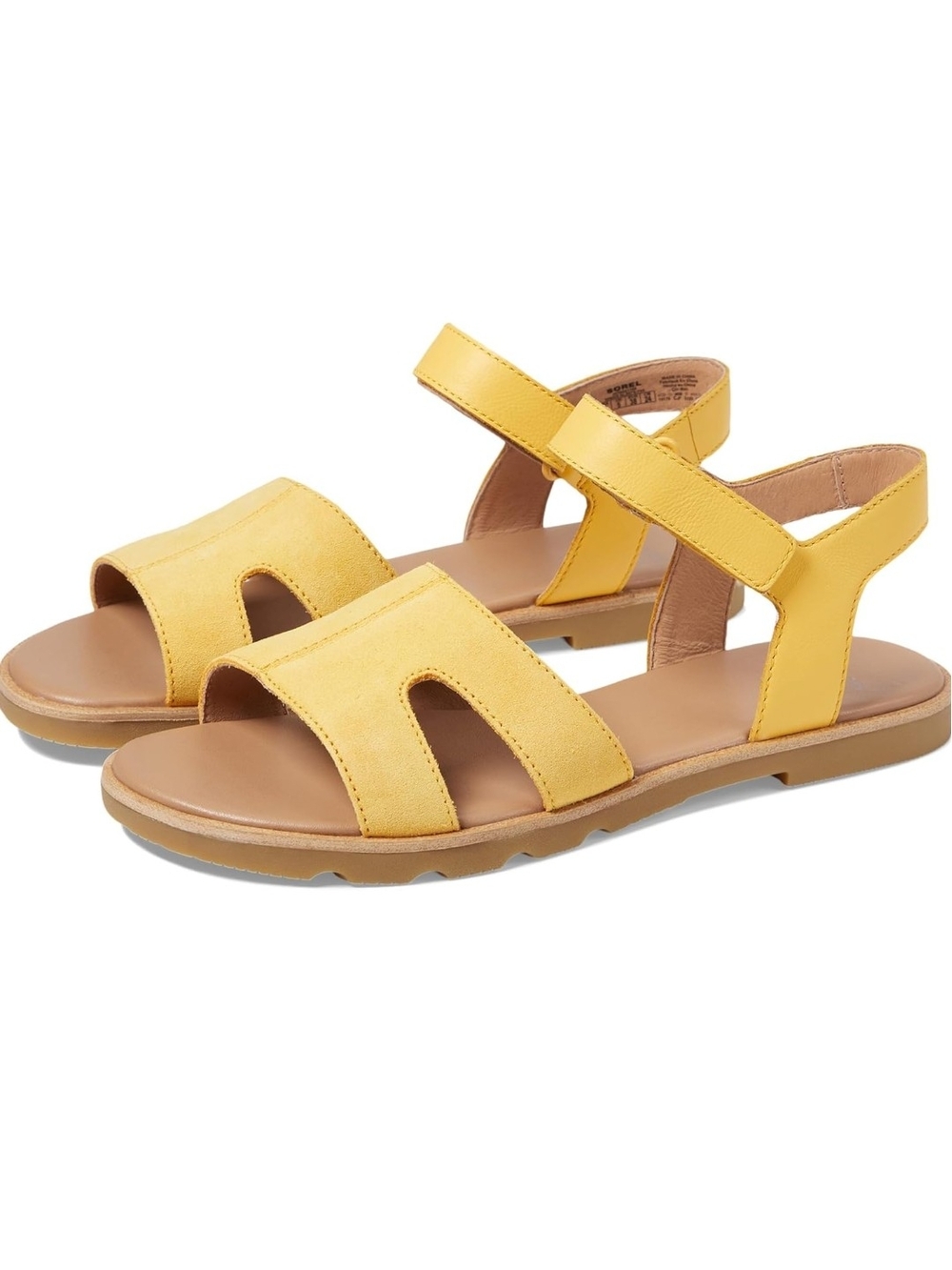 Sorel - Like New Ella lll Ankle Strap Sandal Yellow - 8